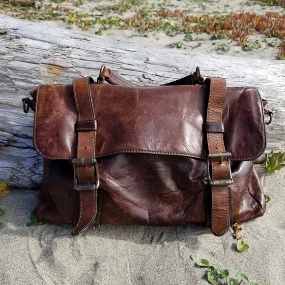 Frye Other - Frye Leather Foldover Briefcase or Laptop Bag
